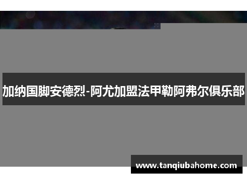 加纳国脚安德烈-阿尤加盟法甲勒阿弗尔俱乐部