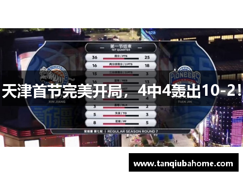 天津首节完美开局，4中4轰出10-2！